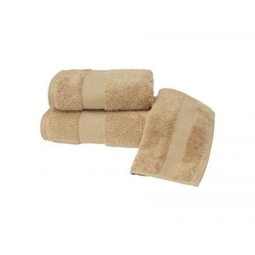 Полотенце Soft cotton DELUхE горчичный 75х150