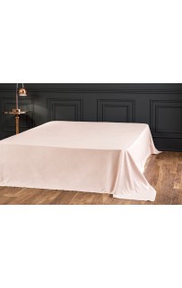 Простыня Tivolyo Home сатин розовый KING SIZE
