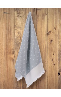 Кухонное полотенце Tivolyo Home HEARTS бирюзовый 40х60