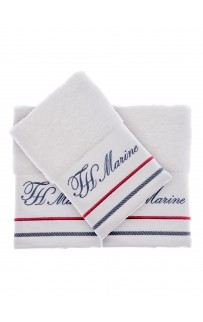 Салфетка Tivolyo Home NAVY белый 30х50