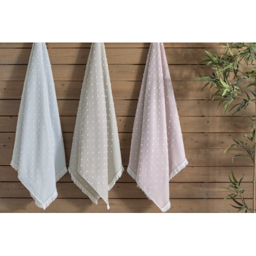 Набор полотенец Tivolyo Home DROP розовый 2 предмета