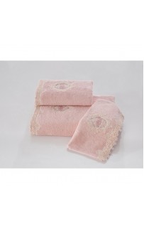 Салфетка Soft cotton DESTAN пудра 3 предмета