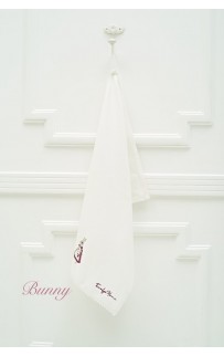 Кухонное полотенце Tivolyo Home BUNNY фиолетовый круглые 70Х70