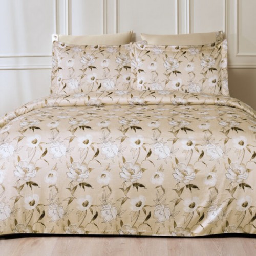 Комплект постельного белья Tivolyo Home VIENNA бежевый Евро