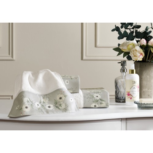 Набор полотенец Tivolyo Home CREMONA серый 2 предмета