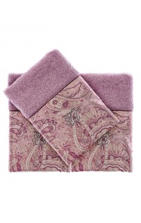 Салфетка Tivolyo Home ETTO фиолетовый 3 предмета