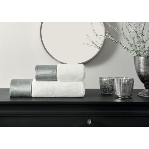 Набор полотенец Tivolyo Home CELESTIA серый 2 предмета