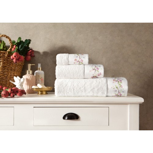 Набор полотенец Tivolyo Home NARSUSSE кремовый 2 предмета