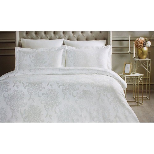 Комплект постельного белья Tivolyo Home JOSEPHINE кремовый Евро