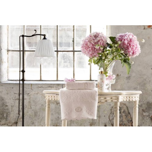 Набор полотенец Tivolyo Home ANTOINETTE розовый 2 предмета