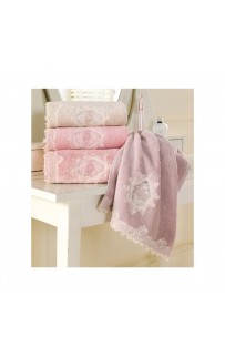 Салфетка Soft cotton DESTAN пудра 3 предмета