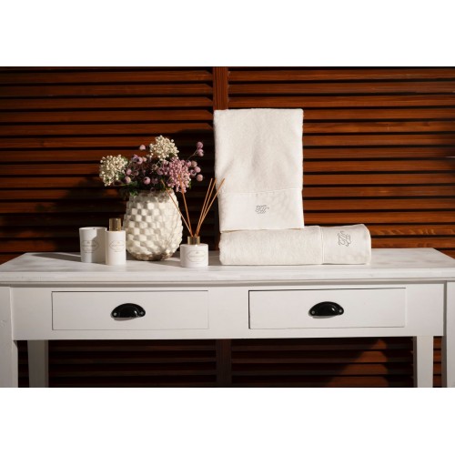 Набор полотенец Tivolyo Home LEOPARDO кремовый 2 предмета