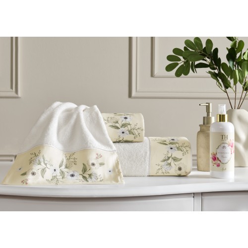 Набор полотенец Tivolyo Home CREMONA крем 2 предмета