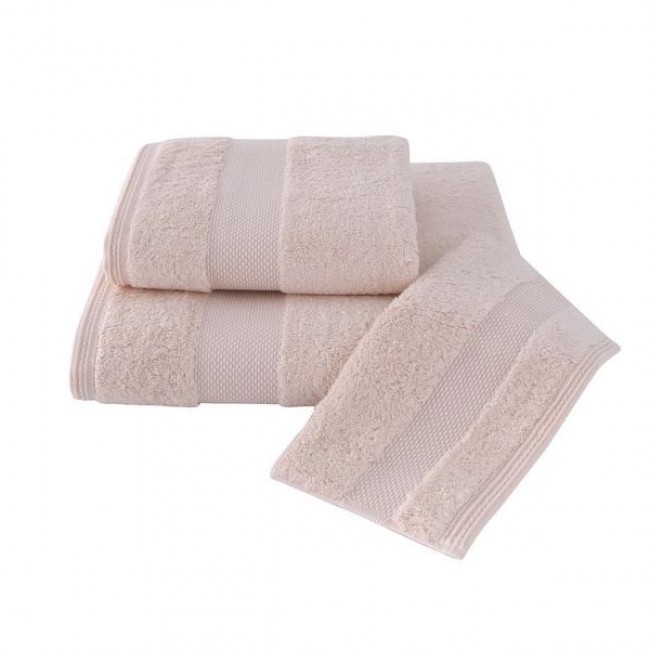 Салфетка Soft cotton DELUхE персиковый 3 предмета