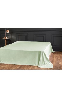 Простыня Tivolyo Home сатин зеленый KING SIZE