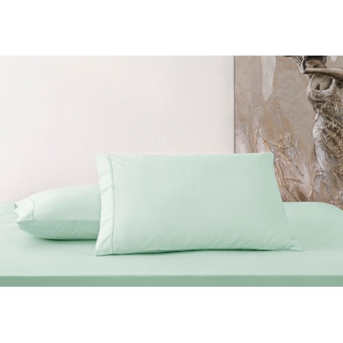 Наволочка Tivolyo Home сатин бирюзовый 50х70