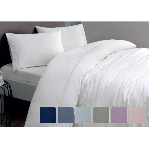 Пододеяльник Tivolyo home BASIC сатин синий Евро