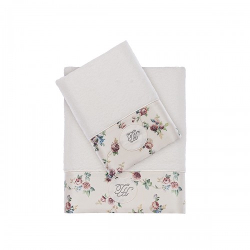 Набор полотенец Tivolyo Home ROSELAND LUх кремовый 2 предмета