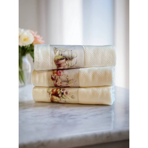 Кухонное полотенце Tivolyo Home GARLAND 3 предмета