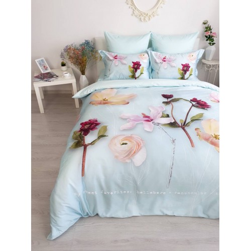 Комплект постельного белья Tivolyo Home FLORIS Евро