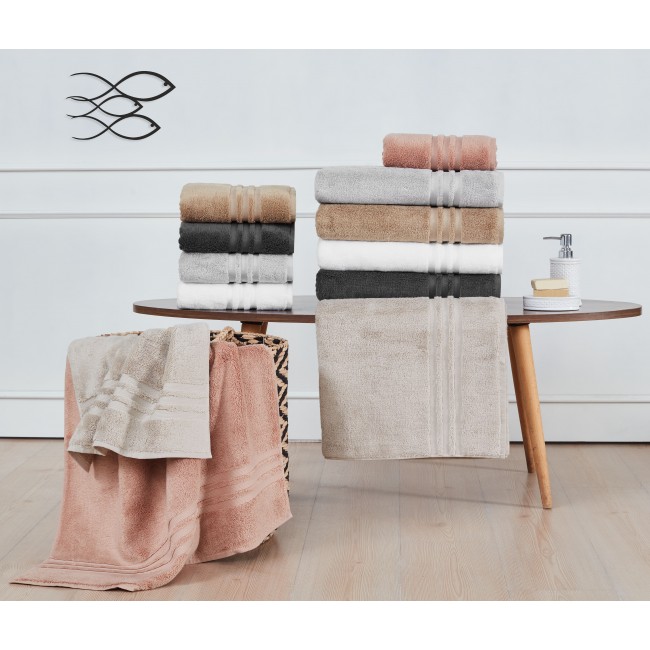 Полотенце Soft cotton PREMIUM светло-бежевый 75х160