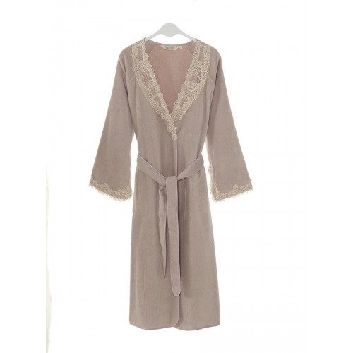 Халат женский Soft cotton DESTAN лиловый L