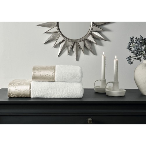 Набор полотенец Tivolyo Home CLARINDA бежевый 2 предмета