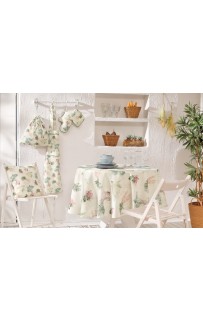 Скатерть Tivolyo home BOSTAN круглая 180х180