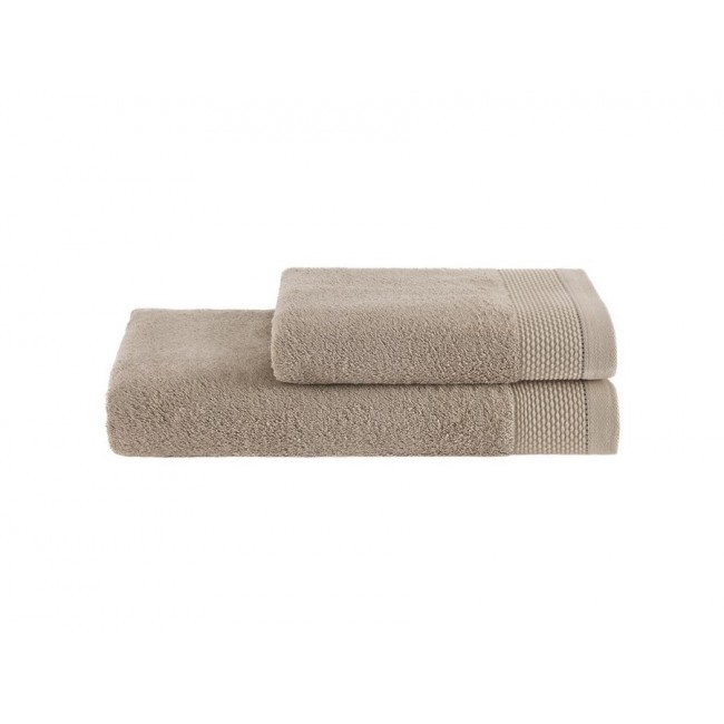 Полотенце Soft cotton BAMBU бежевый 85х150