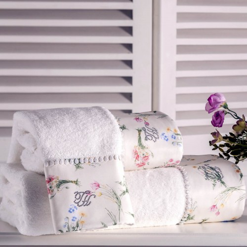 Набор полотенец Tivolyo Home ELENORE кремовый 2 предмета