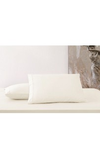 Простыня на резинке Tivolyo Home кремовый 180х200