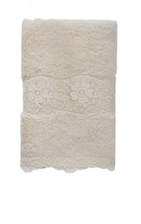 Полотенце Soft сotton STELLA кремовый 85х150
