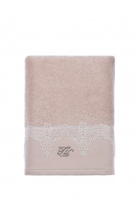 Полотенце Tivolyo Home JULIET бежевый 75х150