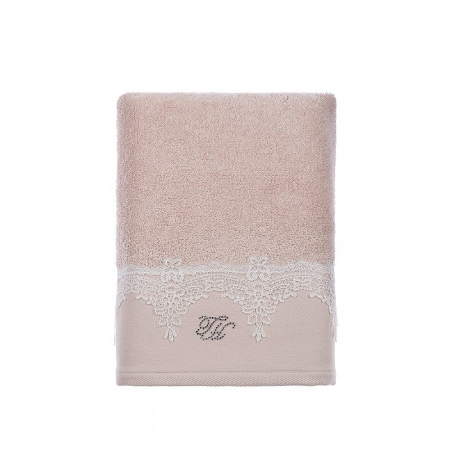 Полотенце Tivolyo Home JULIET бежевый 75х150