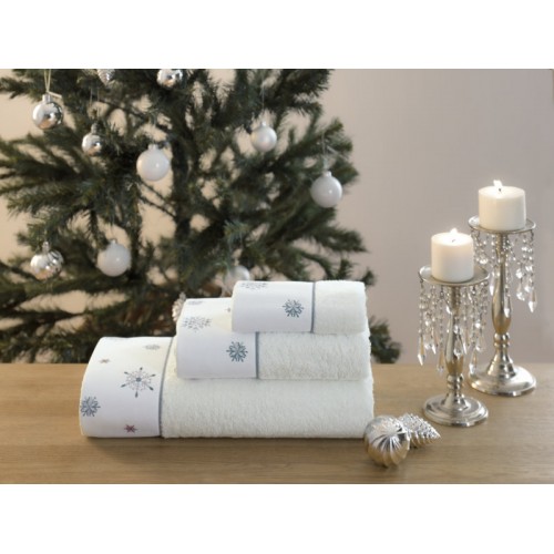Набор полотенец Tivolyo Home CHRISTMAS кремовый 2 предмета