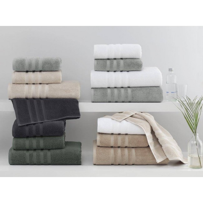 Полотенце Soft cotton BOHEME хаки 85х150