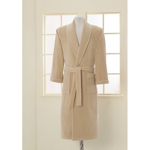 Халат мужской Soft cotton LORD бежевый L