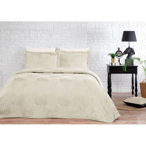 Покрывало Tivolyo Home POSEON кремовый Евро