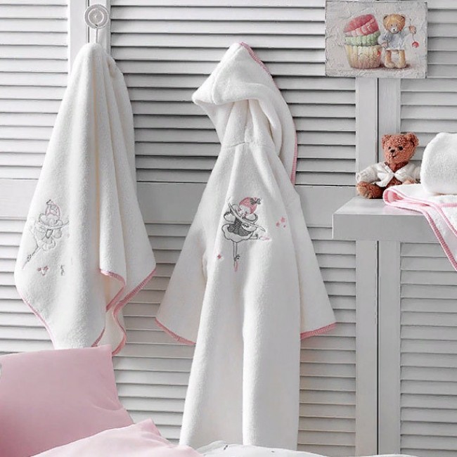 Детский халат Tivolyo home MISS BALERINA 1-2 года