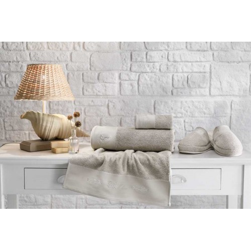 Набор полотенец Tivolyo Home ANCHOR бежевый 2 предмета