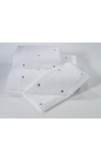 Салфетка Soft cotton LOVE белый/розовый 3 предмета