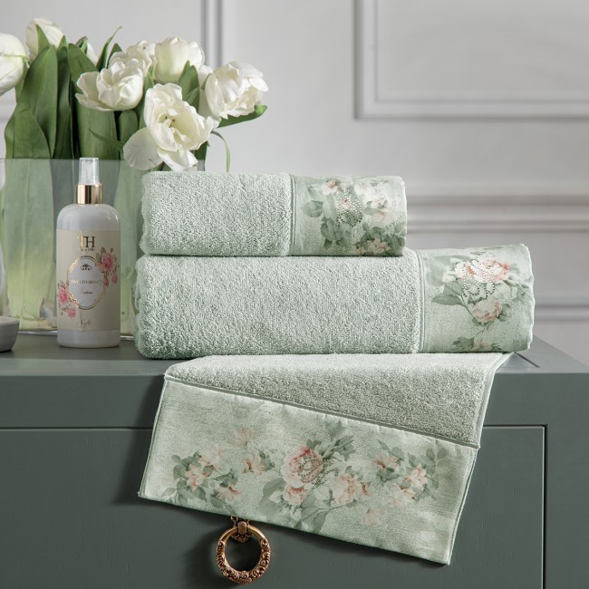 Салфетка Tivolyo Home NOSTALGIA ментоловый 3 предмета