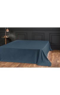 Простыня Tivolyo Home тёмно-синий KING SIZE