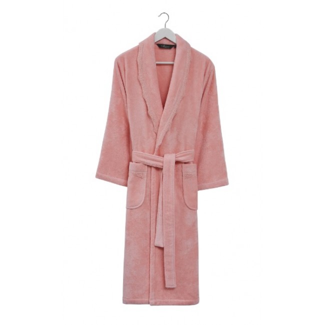 Халат женский Soft cotton STELLA розовый L