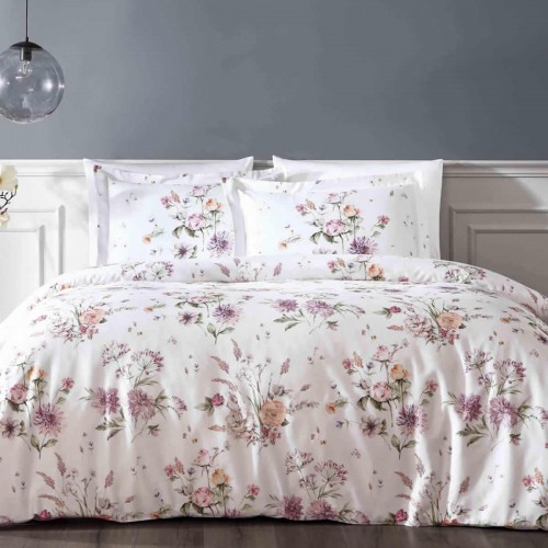 Комплект постельного белья Tivolyo Home SWEET FLOWERS Евро