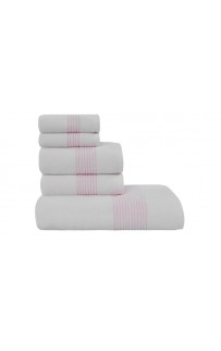 Набор полотенец Soft cotton AQUA розовый 5 предметов