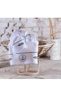 Полотенце Tivolyo Home ANCHOR белый 75х150