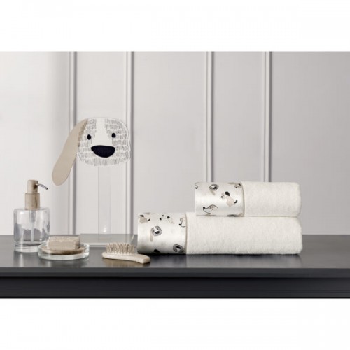 Набор полотенец Tivolyo Home BEAGLE белый 2 предмета