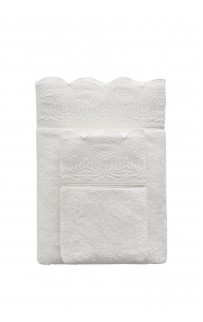 Полотенце Soft cotton QUEEN молочный 85х150