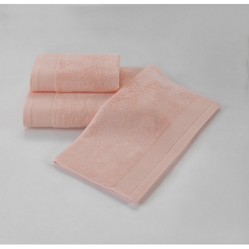Полотенце Soft cotton BAMBU персиковый 85х150